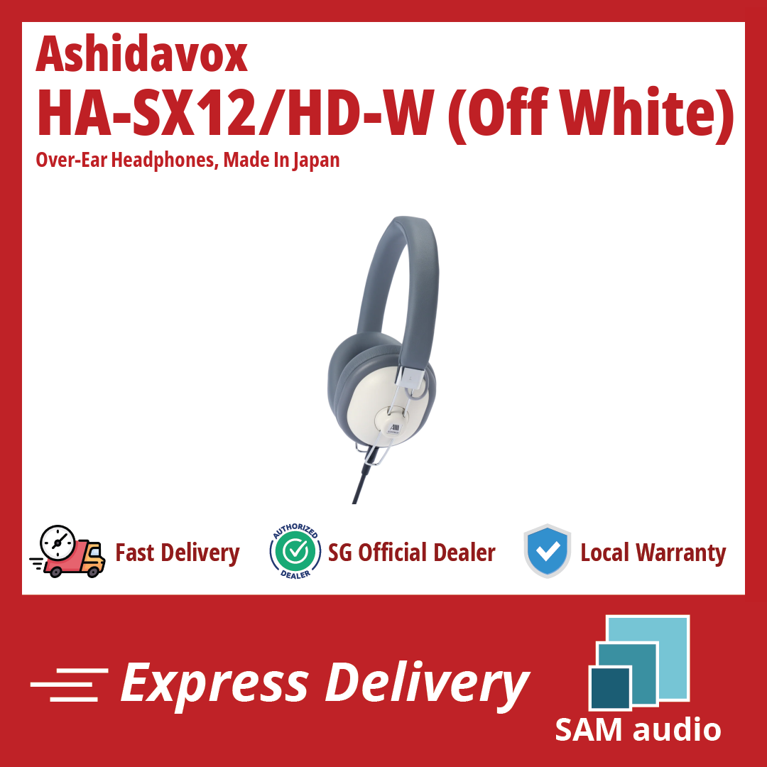 🎶SG] ASHIDAVOX HA-SX12/HD - Over-Ear Headphones (Made in Japan