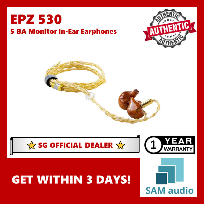 [🎶SG] EPZ 530 5BA MONITOR HiFi IN-EAR EARPHONE