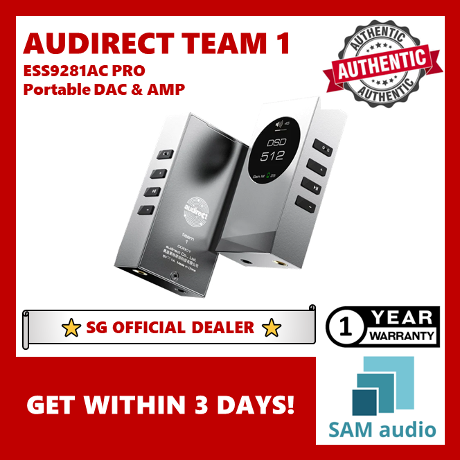 [🎶SG] AUDIRECT TEAM 1 (TEAM1) ES9281AC PRO Portable DAC & AMP