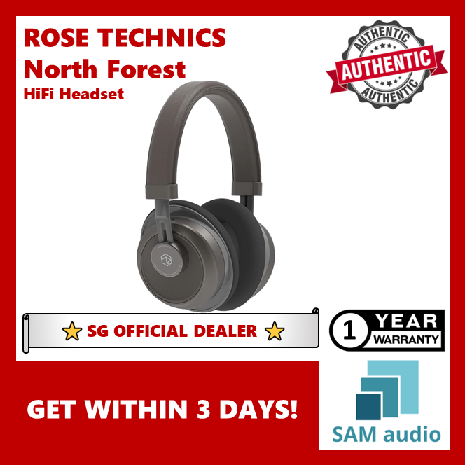 [🎶SG] ROSESELSA (ROSE TECHNICS) NORTH FOREST Over-ear Headset Wired HIFI Flagship Headphone
