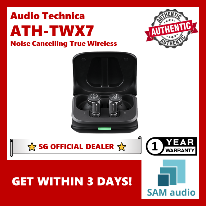 [🎶SG] Audio Technica ATH-TWX7 (ATH TWX7) Noise Cancelling True Wireless TWS