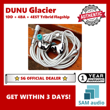 Load image into Gallery viewer, [🎶SG] DUNU GLACIER 1DD + 4BA + 4EST Tribrid Flagship In Ear Monitors IEM
