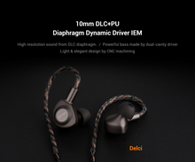 Load image into Gallery viewer, [🎶SG] KEFINE DELCI 10mm DLC + PU Diaphragm Dynamic Driver IEM
