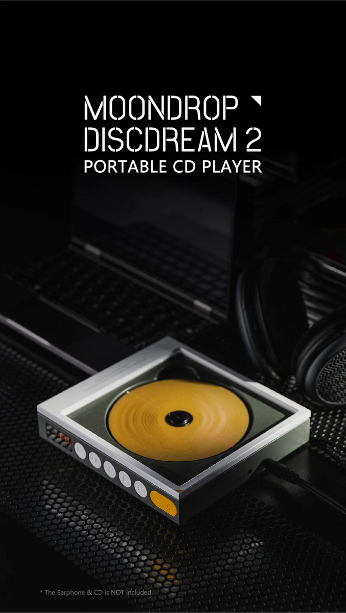 🎶SG] MOONDROP DISCDREAM 2 Portable CD player – SAM Audio SG
