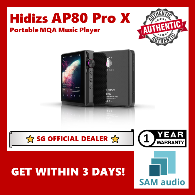 [🎶SG] HIDIZS AP80 PRO-X (AP80 PRO X) Portable Balanced MQA Music Player