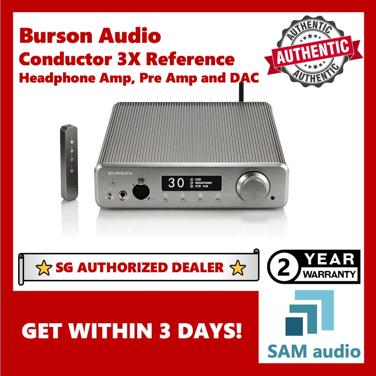 🎶SG] Burson Audio - Conductor 3X Reference (DAC, Headphone Amp