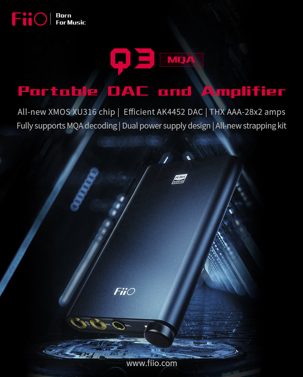 FiiO Q3 MQA+beat audio Emerald mkⅡ+ケース付き 【公式通販】