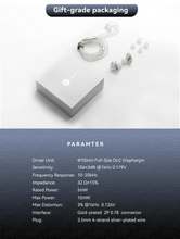 Load image into Gallery viewer, [🎶SG] TINHIFI C1 - 10mm DLC Diaphragm Driver In-Ear Monitors
