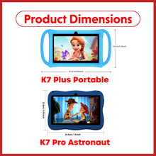 Load image into Gallery viewer, [SG] 7 inch SAM EduTech Kids Tablet WiFi | K7 Plus / K7 Pro | Android 16/13 | 2026 Version
