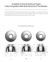 Load image into Gallery viewer, [🎶SG] MOONDROP ATF SPONGE SILICONE COMPOSITE EAR-TIPS
