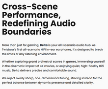 Load image into Gallery viewer, [🎶SG] TWISTURA DELTA - All-Scenario Single Dynamic Driver Detachable Cable Earphone
