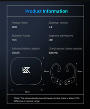 Load image into Gallery viewer, [🎶SG] KZ AE01 Bluetooth 5.4 Wireless Ear Hook Upgrade Module For Hi-Fi IEMs
