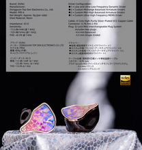 Load image into Gallery viewer, [🎶SG] DUNU PRS6 - 1DD + 4BA + 1MEMS Hybrid Gaming In-ear Monitor and Q-lock Mini
