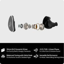 Load image into Gallery viewer, [🎶SG] KIWI EARS BELLE - 10mm DLC Dynamic Driver IEMs
