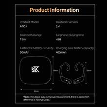 Load image into Gallery viewer, [🎶SG] KZ AN01 Bluetooth 5.4 LDAC ANC Ear Hooks

