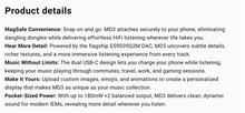 Load image into Gallery viewer, [🎶SG] FOSI AUDIO MD3 - MagSafe Portable DAC &amp; Headphone Amplifier
