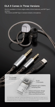 Load image into Gallery viewer, [🎶SG] TANCHJIM OLA II (OLA 2) - 1DD + 1BA In-ear Monitors
