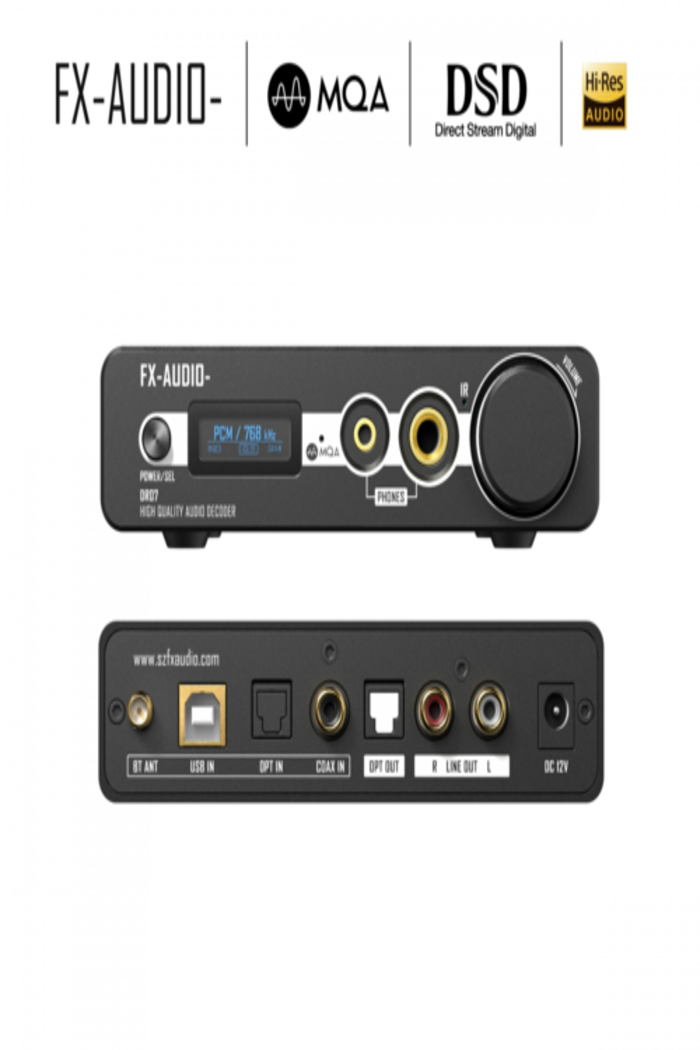 🎶SG] FX Audio DR07 MQA Dual AK4493 XU316 LDAC QCC5215 Bluetooth
