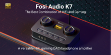 Load image into Gallery viewer, [🎶SG] FOSI AUDIO K7 Gaming Hi-Fi DAC &amp; Headphone Amplifier
