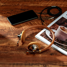 Load image into Gallery viewer, [🎶SG] ROSESELSA DISTANT MOUNTAIN On-ear HiFi Wired Headphones OOTD Vintage Headset Metal Headphones MMCX 3.5mm
