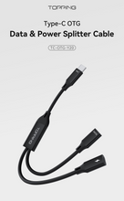 Load image into Gallery viewer, [🎶SG] TOPPING TC-OTG-Y20 - Type-C OTG Data &amp; Power Splitter Cable

