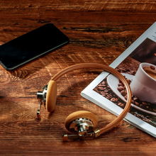 Load image into Gallery viewer, [🎶SG] ROSESELSA DISTANT MOUNTAIN On-ear HiFi Wired Headphones OOTD Vintage Headset Metal Headphones MMCX 3.5mm
