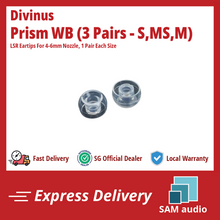 Load image into Gallery viewer, [🎶SG] DIVINUS PRISM WIDE BORE LSR Eartips For 4-6mm Nozzle
