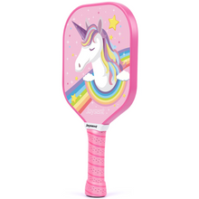 Load image into Gallery viewer, [🎶SG] JOYSENT WONDERDREAM - DREAMY UNICORN - T300 Carbon Fiber 14mm Pickleball Paddle For Kids
