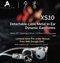 Load image into Gallery viewer, [🎶SG] AUDIONE XISHUI XS10 - 10mm PET Diaphragm Driver In-ear Monitors
