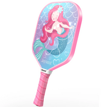 Load image into Gallery viewer, [🎶SG] JOYSENT WONDERDREAM - SPARKLY MERMAID - T300 Carbon Fiber Pickball 14mm Paddle For Kids
