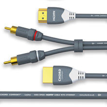 Load image into Gallery viewer, [🎶SG] CHORD Leyline Analogue RCA cable 1 Pair - 1 METRE

