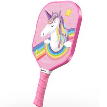 Load image into Gallery viewer, [🎶SG] JOYSENT WONDERDREAM - DREAMY UNICORN - T300 Carbon Fiber 14mm Pickleball Paddle For Kids

