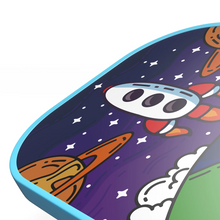 Load image into Gallery viewer, [🎶SG] JOYSENT SPACE ADVENTURE - ROCKET BLAST - T300 Carbon Fiber Pickleball 14mm Paddle For Kids
