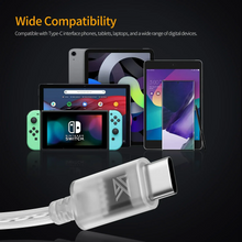 Load image into Gallery viewer, [🎶SG] KZ SILVER-PLATED OXYGEN-FREE COPPER TYPE-C UPGRADE CABLE 0.75mm C-Pin
