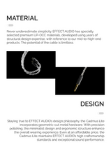 Load image into Gallery viewer, [🎶SG] EFFECT AUDIO CADMUS LITE Signature Series 4 Wires Earphone Cable
