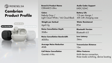 Load image into Gallery viewer, [🎶SG] ROSESELSA CERAMICS ULTRA - True Wireless Noise-Cancelling Bluetooth Earbuds
