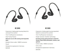Load image into Gallery viewer, [🎶SG] Sennheiser IE 200 (IE200) - Audiophile In Ear Monitors IEM
