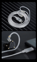 Load image into Gallery viewer, [🎶SG] KZ SILVER-PLATED OXYGEN-FREE COPPER TYPE-C UPGRADE CABLE 0.75mm C-Pin
