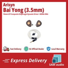 Load image into Gallery viewer, [🎶SG] ARISYN BAI YONG (BAIYONG) - 10mm LCP Composite Diaphragm Dynamic Driver + MEMs IEMs
