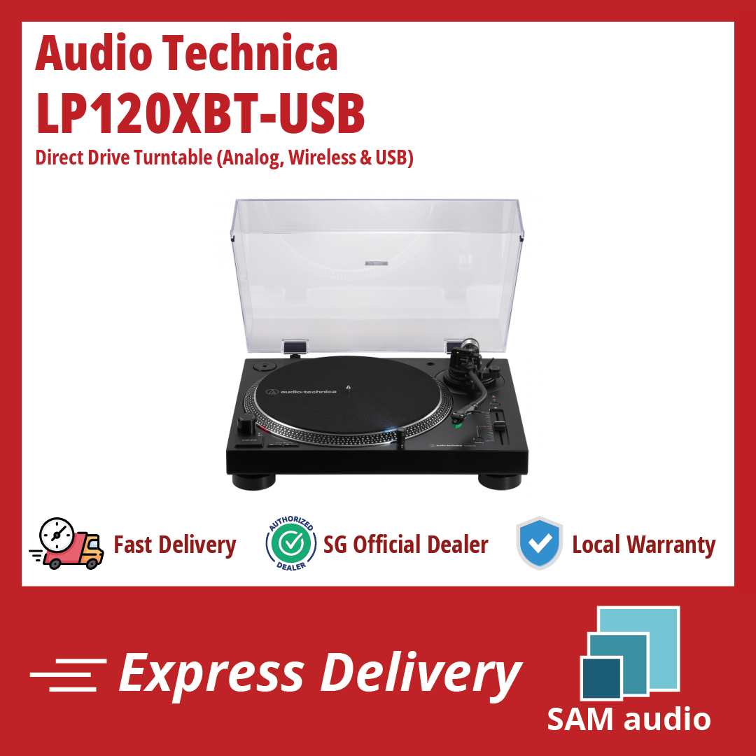 🎶SG] AUDIO TECHNICA AT-LP120XBT-USB Direct Drive Turntable