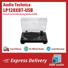 Load image into Gallery viewer, [🎶SG] AUDIO TECHNICA AT-LP120XBT-USB Direct Drive Turntable (Analog, Wireless &amp; USB)

