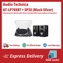 Load image into Gallery viewer, [🎶SG] AUDIO TECHNICA AT-LP70XBT (LP70XBT) Fully Automatic Wireless Belt-Drive Turntable

