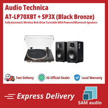 Load image into Gallery viewer, [🎶SG] AUDIO TECHNICA AT-LP70XBT (LP70XBT) Fully Automatic Wireless Belt-Drive Turntable
