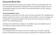 Load image into Gallery viewer, [🎶SG] ORTOFON Concorde Music Red - Turntable Cartridge MM / Elliptical
