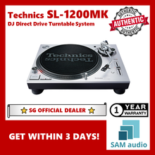 Load image into Gallery viewer, [🎶SG] TECHNICS SL-1200MK7 DJ Direct Drive Turntable System (SL1200MK7 / SL 1200 MK7)
