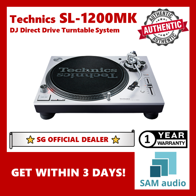 [🎶SG] TECHNICS SL-1200MK7 DJ Direct Drive Turntable System (SL1200MK7 / SL 1200 MK7)