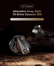 Load image into Gallery viewer, [🎶SG] KZ DECET - 10 Dynamic Drivers In-Ear Monitors (IEM)
