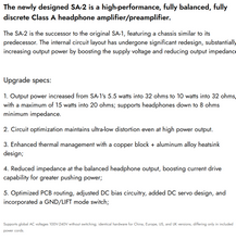 Load image into Gallery viewer, [🎶SG] SINGXER SA2 - Class A Fully Balanced Discrete Headphone Amplifier &amp; Preamplifier (SA-2)
