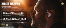 Load image into Gallery viewer, [🎶SG] HIDIZS MS2 PRO - 1BA + 1DD Hybrid In-ear Monitors IEM
