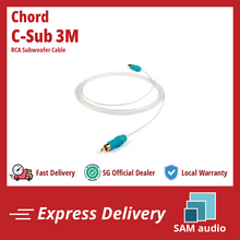 Load image into Gallery viewer, [🎶SG] CHORD C-SUB (C Sub) RCA to RCA analogue subwoofer cable - 3 METRES
